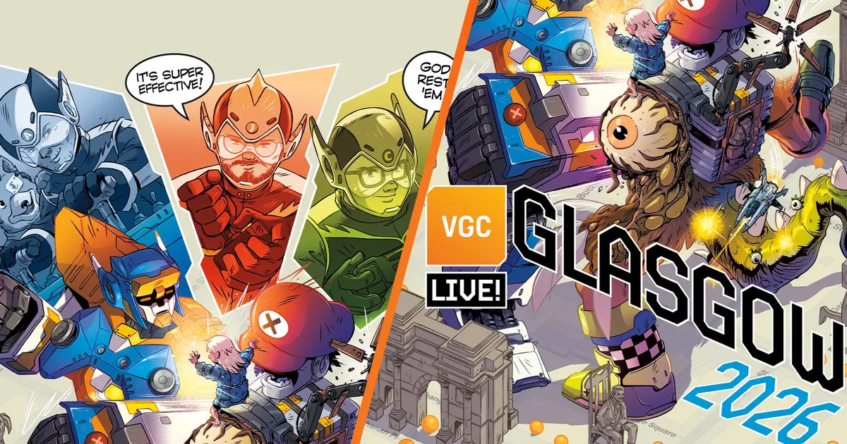 Introducing the VGC Live in Glasgow 2026 poster, available for pre-order now