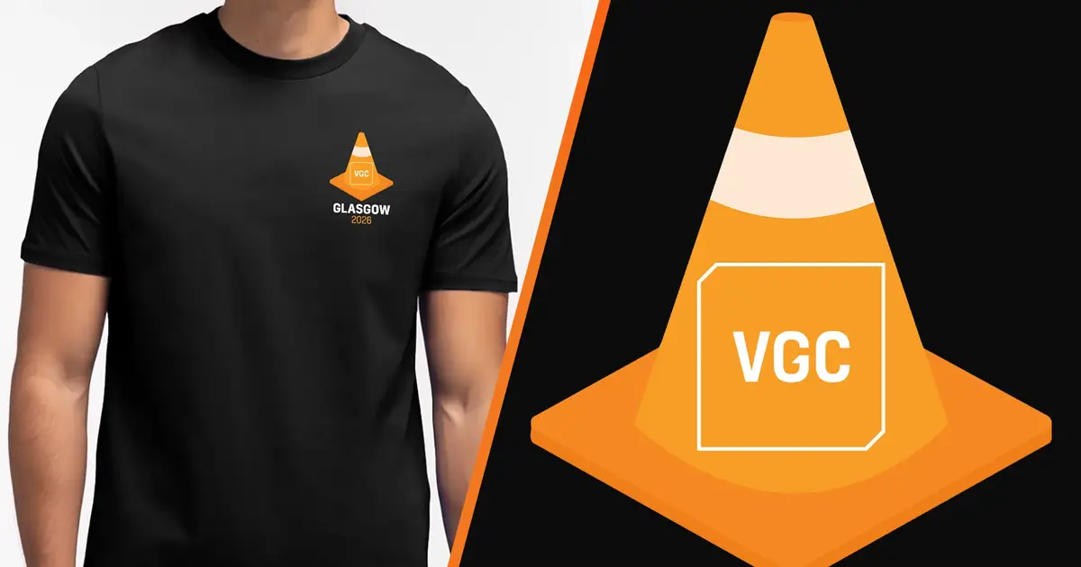 Introducing the VGC Live in Glasgow 2026 T-shirt, available for pre-order now