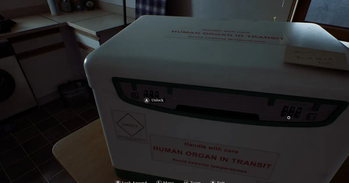 Silent Hill Townfall: Human organ transplant box puzzle solution
