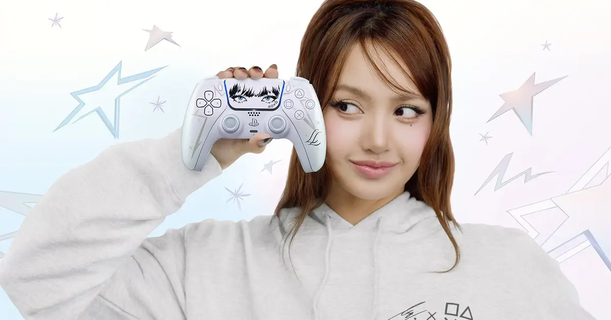 Sony officially announces a new limited edition PS5 DualSense controller based on K-pop star Lisa