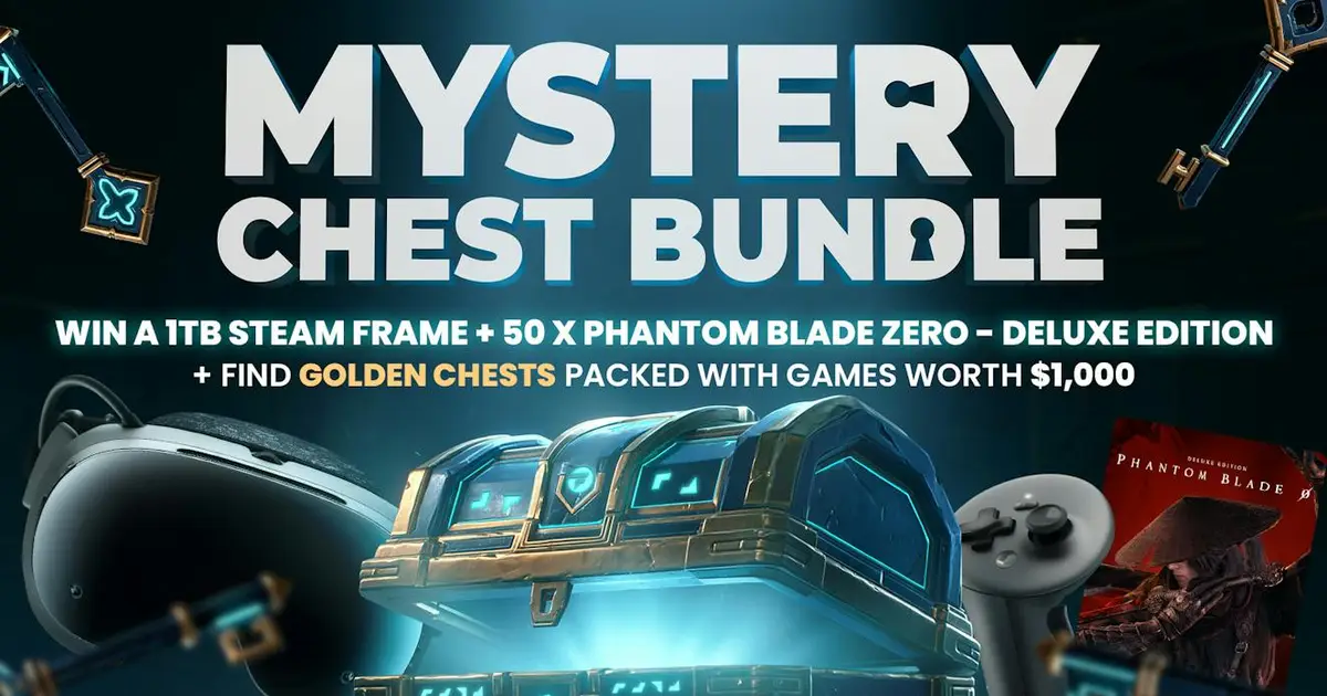 Fanatical’s Mystery Chest Bundle offers up to 25 mystery Steam keys for $17.49, with a chance to get Phantom Blade Zero