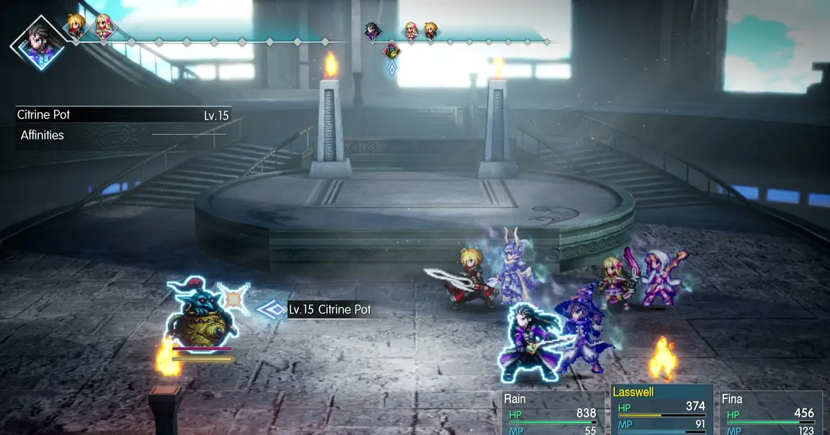 FF Resonance: Beat Citrine Pot enemies