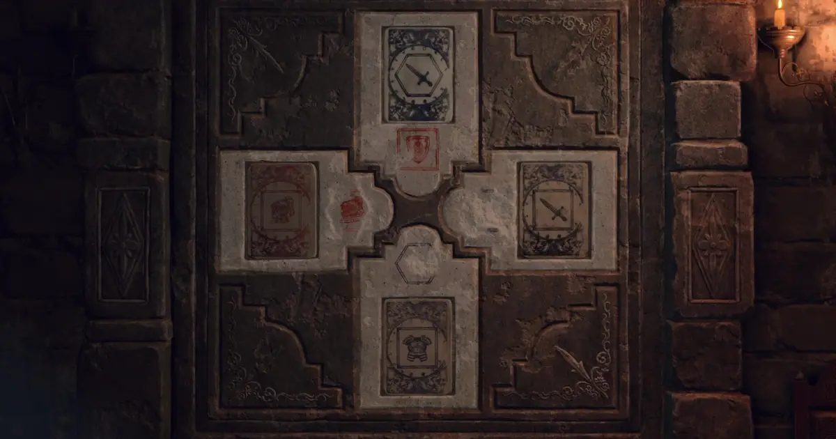 RE4 Remake: Lithographic Stone puzzle guide