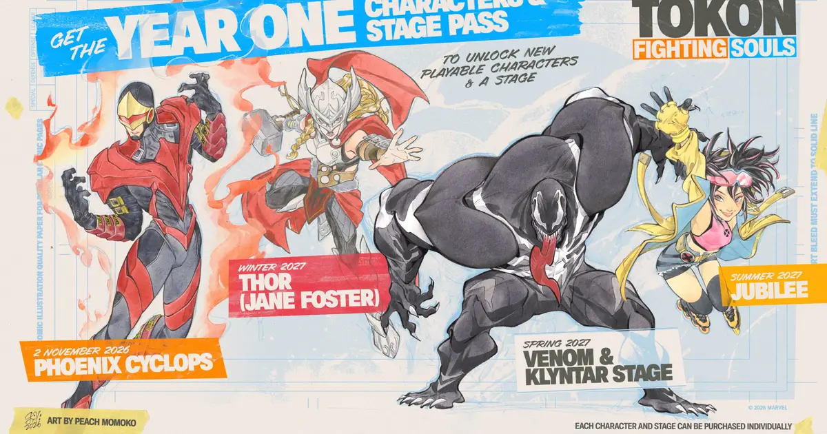 Marvel Tokon’s Year One DLC roster confirmed, including Venom, Thor and Jubilee