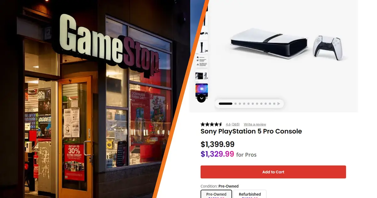 GameStop hikes used PS5 Pro price to $1400 as GTA 6 demand looms