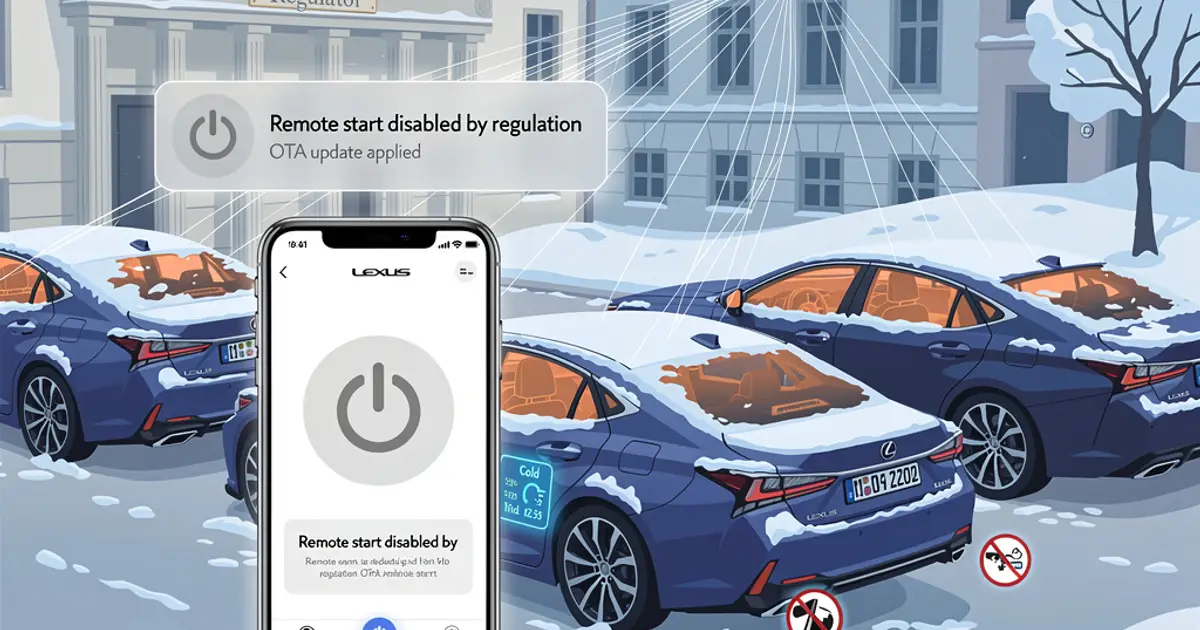 Germany Remote Car Kill Switch : Lexus Owners Frozen Out in Climate Crackdown