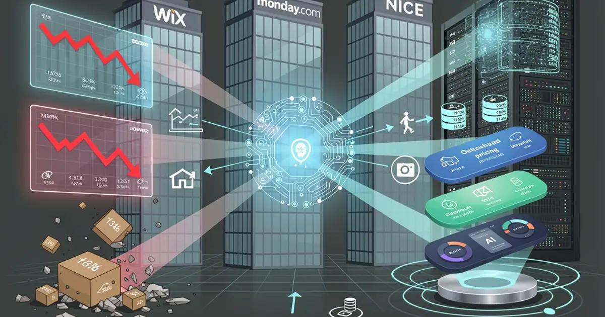 AI Agent Assault on SaaS : Israeli Titans Wix , monday . com and Nice Face Reinvention