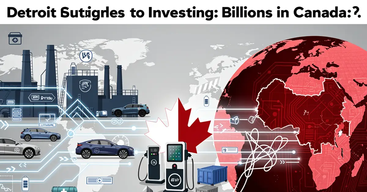 Detroit Northern Gambit : How GM and Ford Are Leveraging Canada to Counter China Grip