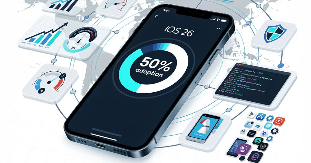 Apple iOS 26 Reaches 50 % Adoption in Record Time , Reshaping Mobile Software Deployment Strategies
