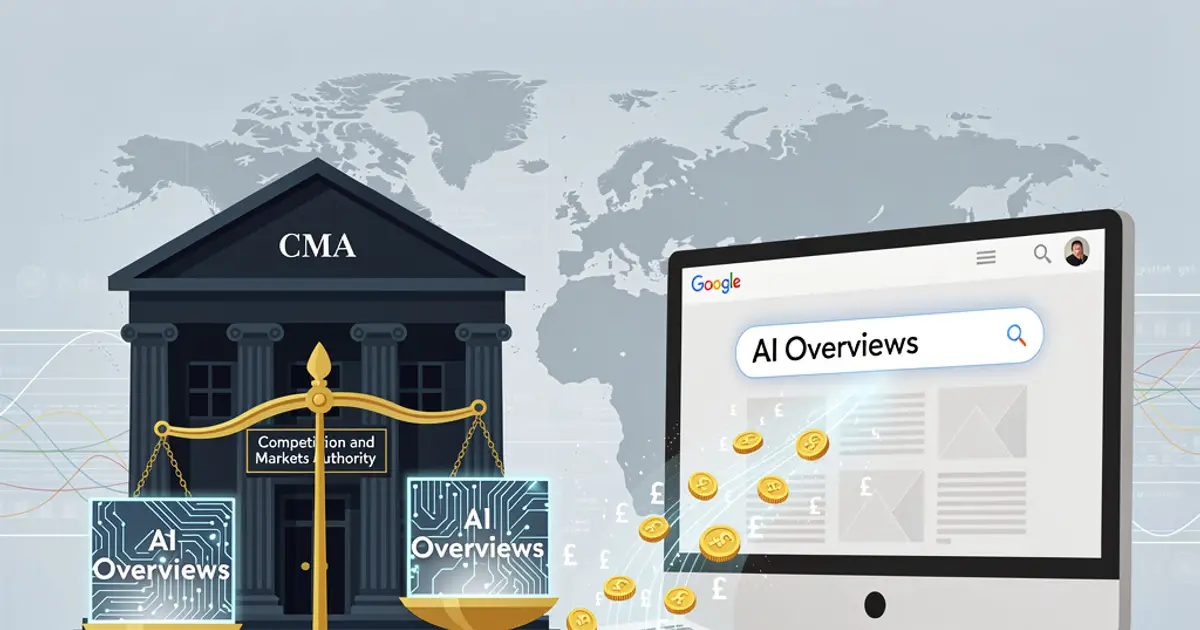 Britain Regulatory Gambit : How the CMA Plans to Force Google Into Paying Publishers for AI - Generated Content