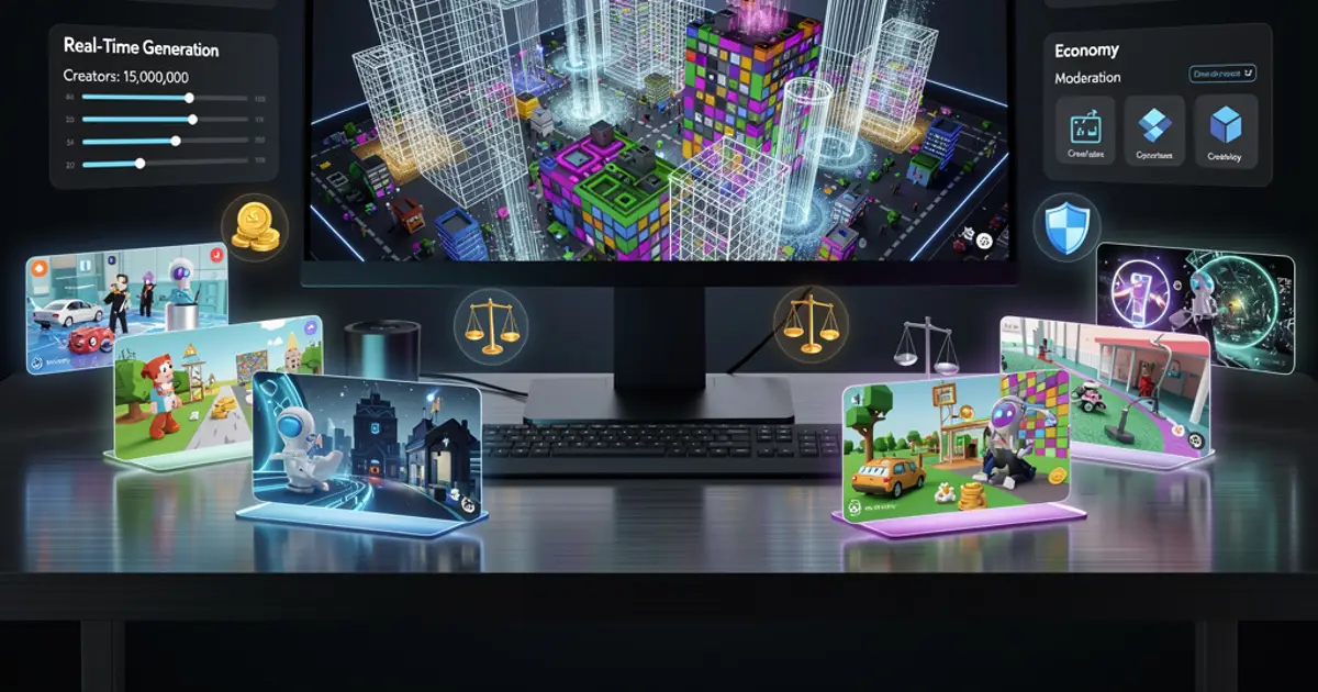 Roblox Bets Big on AI - Generated Worlds as Gaming Giants Race to Automate Creation