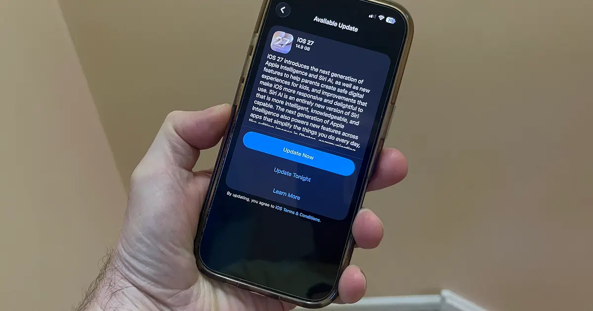 iOS 27 is finally here, with the new Siri AI beta – and 120 security patches